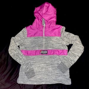 Pink quarter zip hoodie